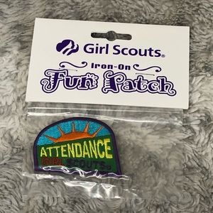 NWT Girl Scouts Iron On Fun Patch Attendance Sewing Sew Skills Patches Badge
